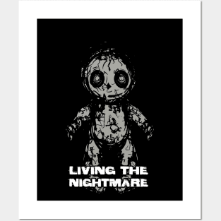 Creepy Scary Doll Living The Nightmare October 31st Horror Posters and Art